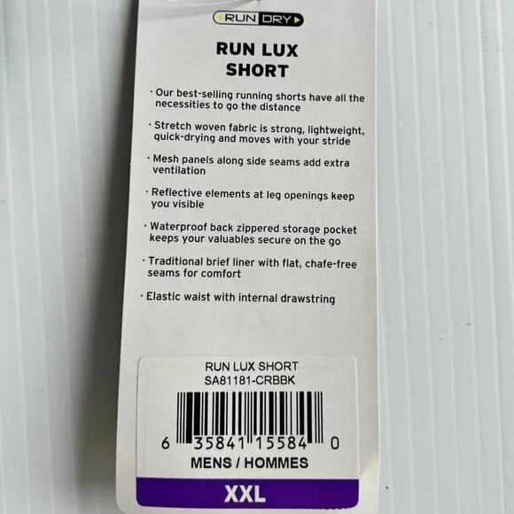 Saucony Men's Run Lux Shorts XXL - Picture 10 of 12